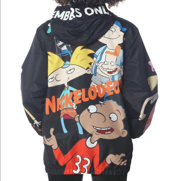 NWT Members Only x Nickelodeon Hey Arnold Windbreaker - Picture 2 of 6